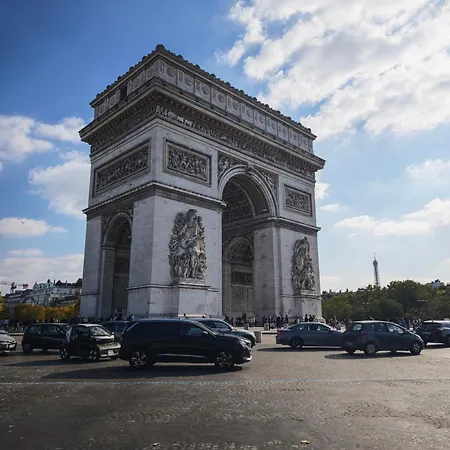 Arc De Triomphe 2 Min Walk Elegant アパート *